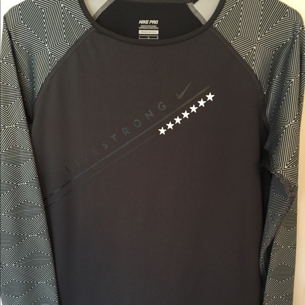 Nike pro live strong long sleeve